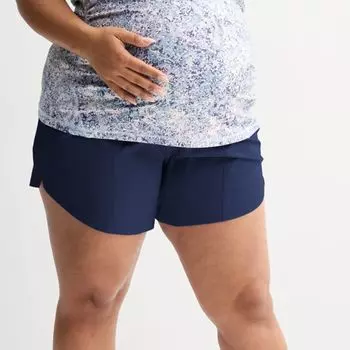 Спортивные шорты для беременных многоцелевого назначения больших размеров Tek Gear, цвет navy romance