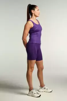 Спортивные шорты drymove с карманом H&M, фиолетовый