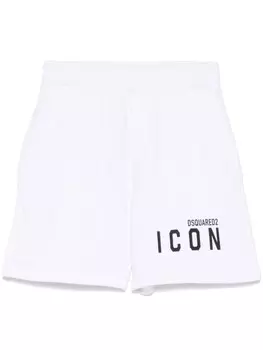 Спортивные шорты DSQUARED2 с логотипом, белый