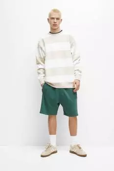 Спортивные шорты-джоггеры-бермуды Pull&Bear