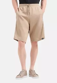 Спортивные шорты EA7 Emporio Armani, бежевый