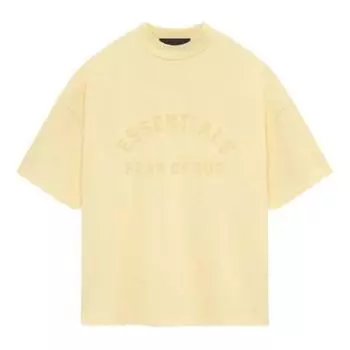 Спортивные шорты Fear of God Essentials Heavy Jersey Short-Sleeve Tee 'Garden Yellow', желтый