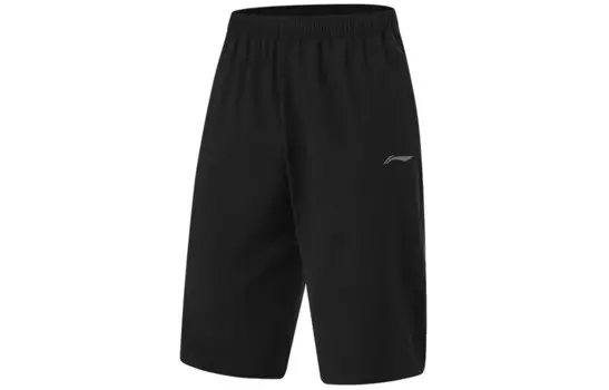 Спортивные шорты Fitness Series для мужчин, черные Lining, черный