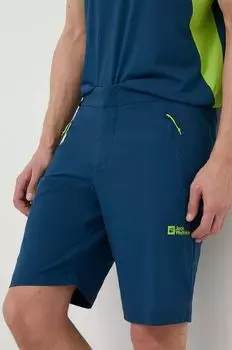 Спортивные шорты Glastal Jack Wolfskin, синий