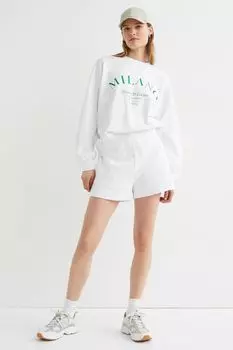 Спортивные шорты H&amp;M, белый
