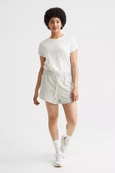 Спортивные шорты H&amp;M, светло-серый меланж