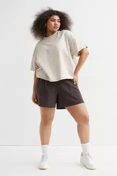Спортивные шорты H&amp;M, темно коричневый