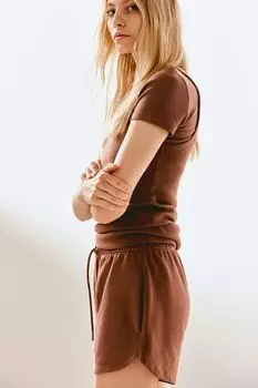 Спортивные шорты H&M, коричневый