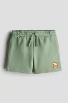 Спортивные шорты H&M, зеленый