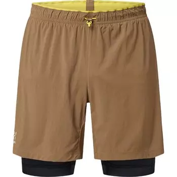 Спортивные шорты Haglfs L.I.M Tempo Trail 2 in 1, коричневый