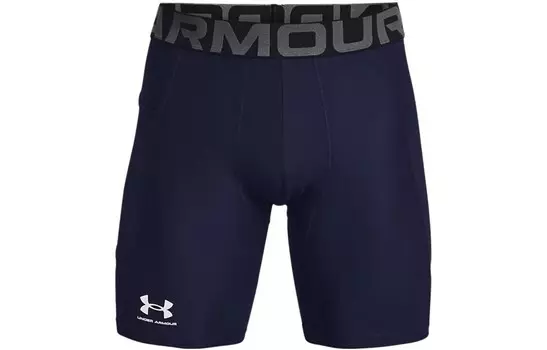 Спортивные шорты HeatGear для мужчин, темно-синие Under Armour, синий