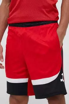 Спортивные шорты Heatwave Hoops Under Armour, красный