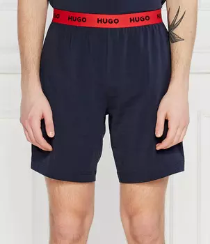 Спортивные шорты Hugo Bodywear Linked Slim Fit, темно-синий