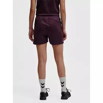 Спортивные шорты Hummel, цвет fluoreszierendes magentapink/tiefviolett/dunkelviolett
