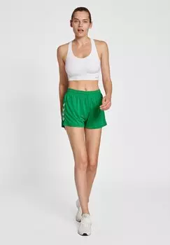 Спортивные шорты Hummel, зеленый неон