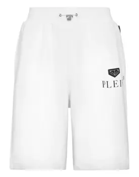 Спортивные шорты Iconic Plein Philipp Plein, белый