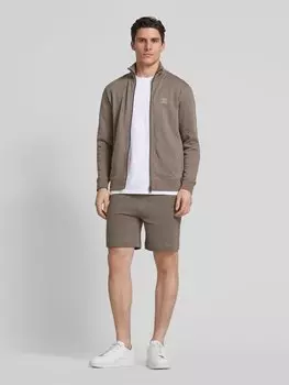 Спортивные шорты из чистого хлопка, модель «Sewalk» BOSS Orange, светло-коричневый