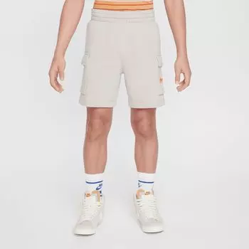 Спортивные шорты из флиса NIKE, цвет lt iron ore