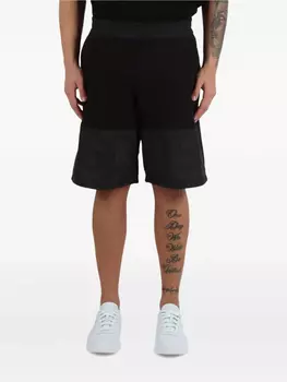 Спортивные шорты из хлопка GCDS, черный