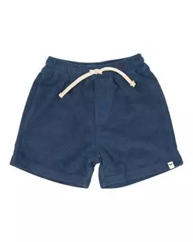 Спортивные шорты из махровой ткани для мальчиков в джинсовой ткани oh baby!, цвет denim