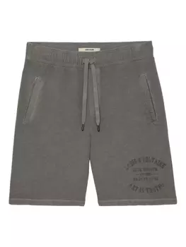 Спортивные шорты из органического хлопка Zadig&Voltaire, серый