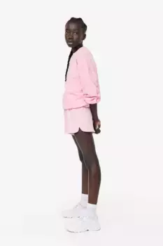 Спортивные шорты из трикотажа H&M, розовый