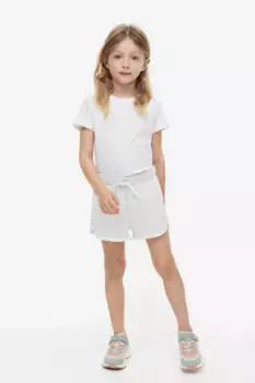 Спортивные шорты из трикотажа H&M, серый