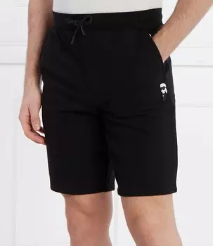 Спортивные шорты Karl Lagerfeld Regular Fit, черный