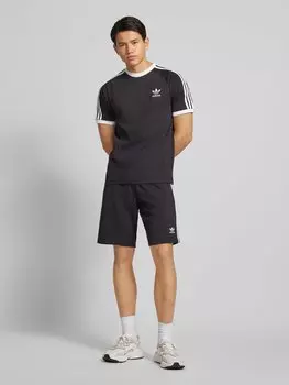 Спортивные шорты классического кроя с этикетками adidas Originals, черный