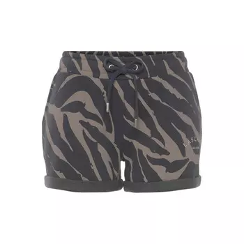 Спортивные шорты Lascana, цвет asphaltgrau/taupebeige