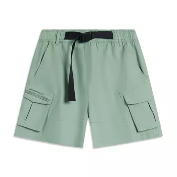 Спортивные шорты LiNing женские, цвет бледный бамбук, Pale Bamboo