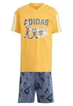 Спортивные шорты MICKEY MOUSE UNISEX SET adidas Performance, цвет preloved yellow off white