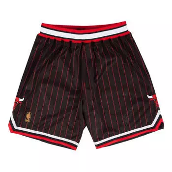 Спортивные шорты Mitchell & Ness Authentic 1996-97 Chicago Bulls Shorts 'Red Black', черный