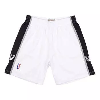 Спортивные шорты Mitchell & Ness NBA Swingman San Antonio Spurs 1998-99 Shorts 'White Black', белый