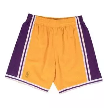 Спортивные шорты Mitchell & Ness NBA Swingman Shorts Los Angeles Lakers Home 1996-97 'Yellow Purple', желтый
