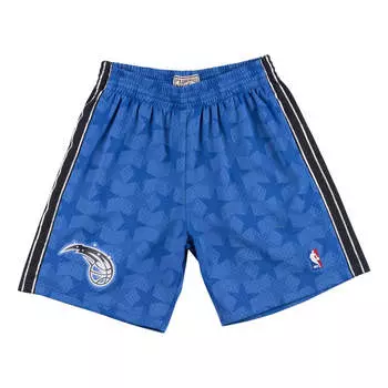 Спортивные шорты Mitchell & Ness NBA Swingman Shorts Orlando Magic 2000-01 'Blue Black', синий