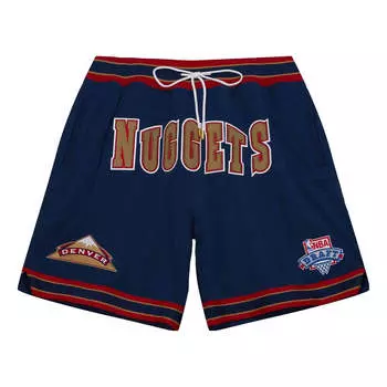 Спортивные шорты Mitchell & Ness x Just Don Hardwood Classics Shorts 'Denver Nuggets 1993', темно-синий