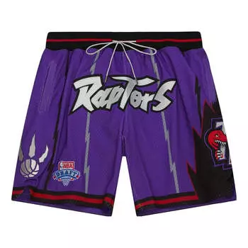 Спортивные шорты Mitchell & Ness x Just Don Hardwood Classics Shorts 'Toronto Raptors 1995', фиолетовый