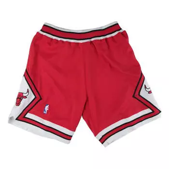 Спортивные шорты Mitchell & Ness x NBA AU Chicago Bulls 1975-76 Road Swingman Shorts 'Red', красный