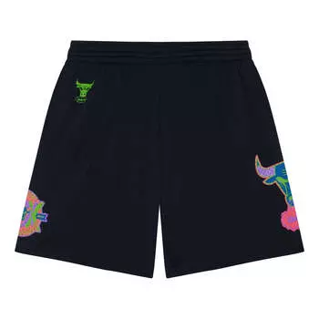 Спортивные шорты Mitchell & Ness x NBA Color Bomb Shorts 'Chicago Bulls', черный