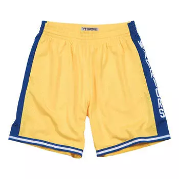 Спортивные шорты Mitchell & Ness x NBA Golden State Warriors Home 1974-75 Swingman Shorts 'Yellow Blue', желтый