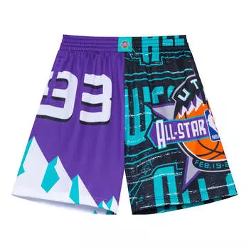 Спортивные шорты Mitchell & Ness x NBA Jumbotron 3.0 Shorts 'All Star 1993', фиолетовый