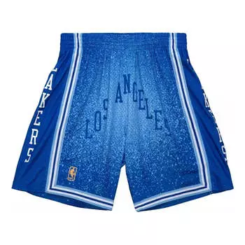 Спортивные шорты Mitchell & Ness x NBA Los Angeles Lakers Spray Paint Swingman Shorts 'Blue', синий