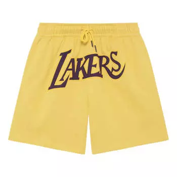 Спортивные шорты Mitchell & Ness x NBA Los Angeles Lakers Big Face Shorts 'Yellow', желтый