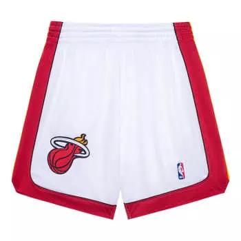 Спортивные шорты Mitchell & Ness x NBA Miami Heat 2005-06 Shorts 'White Red', белый