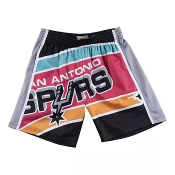 Спортивные шорты Mitchell & Ness x NBA San Antonio Spurs Big Face Shorts 'Black', черный