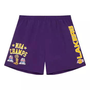 Спортивные шорты Mitchell & Ness x NBA Team Heritage Woven Short 'Los Angeles Lakers', фиолетовый