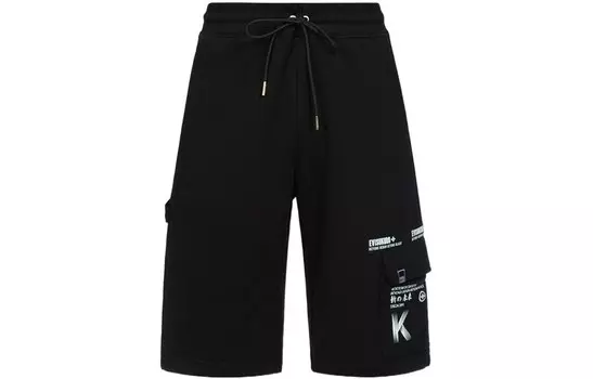 Спортивные шорты мужские черные Evisu, черный