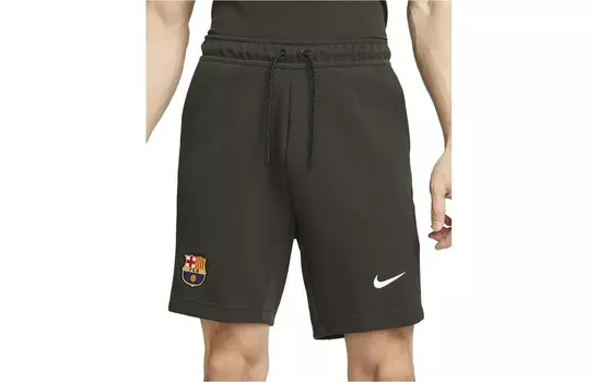Спортивные шорты мужские оливково-зеленые Nike, оливково-зеленый