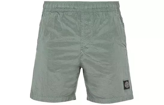 Спортивные шорты мужские Sage Green Stone Island, зеленый